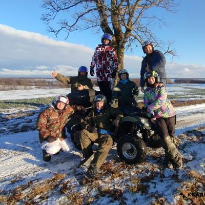 Зимнее квадро-багги сафари